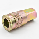 3/8" x 3/8" FPT Industrial Steel Coupler
 - 25 Pack Bulk