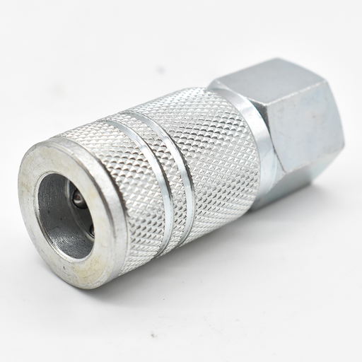 3/8" x 1/2" FPT Industrial Steel Coupler (Single Display Pack)