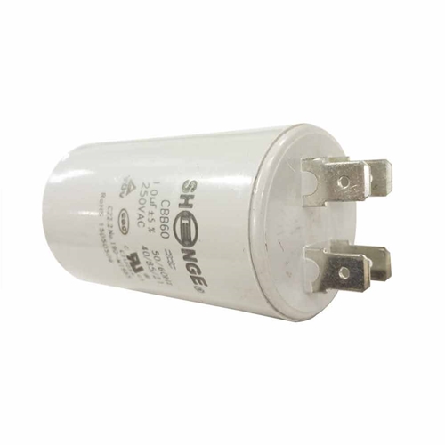 10MFD +/-5% 50Hz/60Hz AC 250V Cylinder Motor Running Capacitor (CBB60) 