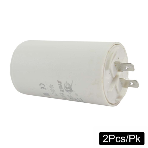 (TMT Only)  CBB60 20MFD +/-5% 50Hz/60Hz AC 450V Cylinder Motor Running Capacitor - 2/Pack