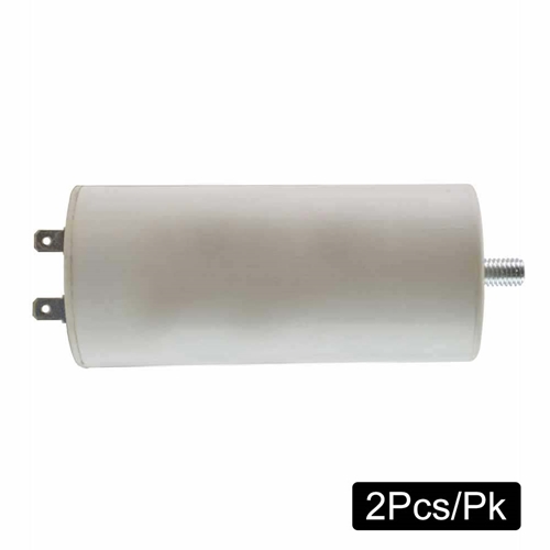(TMT Only)  CD60 100 MFD +/-5% 50Hz/60Hz AC 300V Cylinder Motor Starting Capacitor with 8mm Mounting Thread - 2/Pack