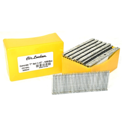 (FOR TMT ONLY) 14 Gauge Concrete T-Nails for Concrete Nailers 1-1/2" Smooth Shank (2000/Pack) 