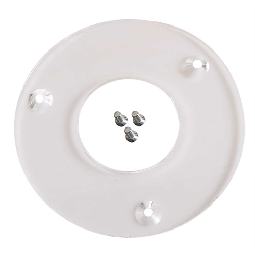 Clear Router Sub Base (Center Hole 2-1/2") For Router 100, 690, 691, 693 (5-3/4" Dia) Replaces Porter Cable 42188