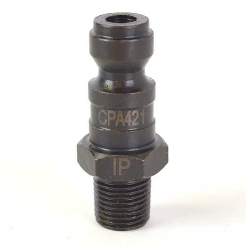 1/4" x 1/8" MPT Automotive Coupler Plug - 25 Pack