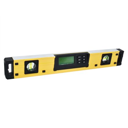 18" Digital Level with Bubble & Memory Function - LCD Screen with backlight - IP54