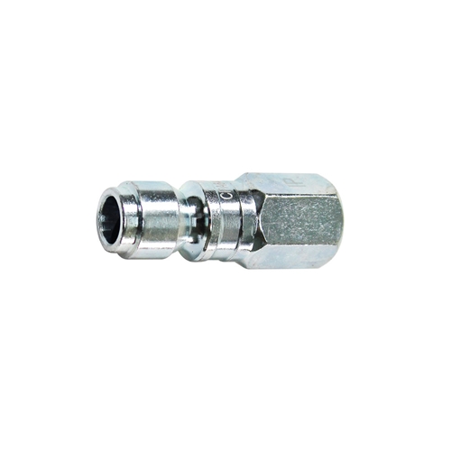 3/8" x 1/4" FPT Auto Coupler Plug Reducer - Silver - Six Display Pack