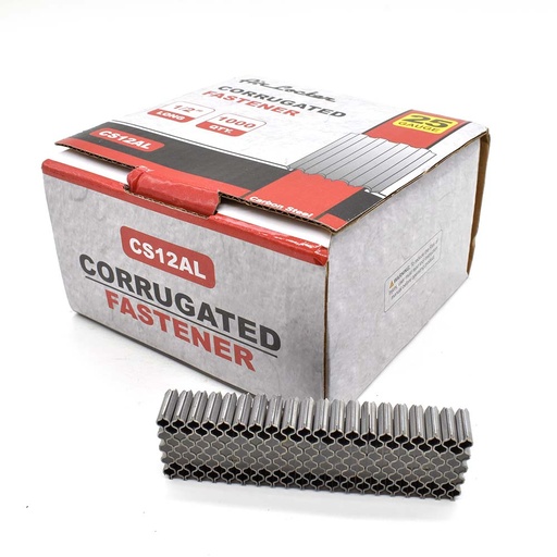 Corrugated W Fastener Staples 1/2 Inch Long, 1000/Pack
