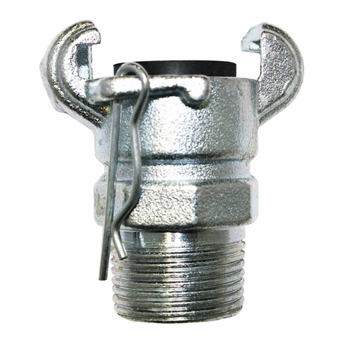 1" MPT Straight Through Jack Hammer Coupler
 - 50 Pack Bulk