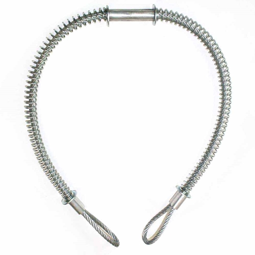 1/4" Steel Double Loop x 24" Jack Hammer Hose Safety Cable Whip - 25 Bulk Pack