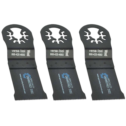 35mm Wood Blade Compatible with Fein Multimaster, Dremel, Bosch, Craftsman, Ridgid Oscillating Tools  / 3 pk