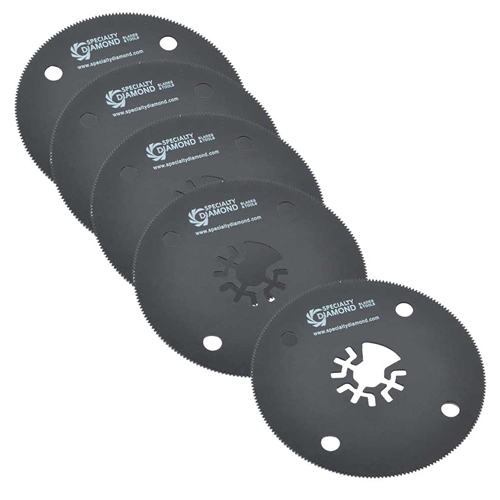 80mm Circular Saw  Blade  Compatible with Fein Multimaster, Dremel, Bosch, Craftsman, Ridgid Oscillating Tools  / 5pk