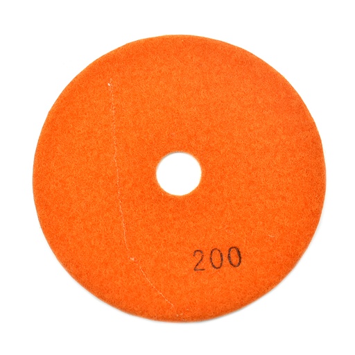 Resin Diamond Polishing Pad,  5" 200 Grit
