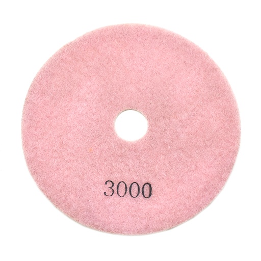 Resin Diamond Polishing Pad,  5" 3000 Grit
