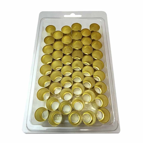 0.380" ID x 0.500" Long Brass Ferrules - 50Pk