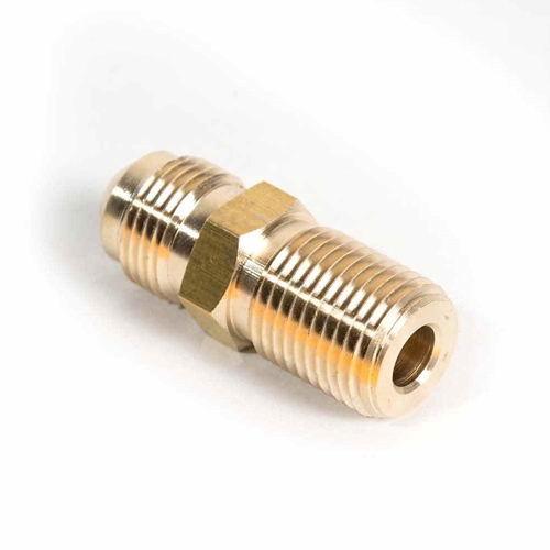 5/8"-18 UNF Flared x M16 x 1.5  Brass Adapter For Gas Regulator  (CRREG-F)