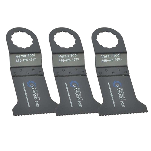 45mm Wood / Plastic Blade for Fein Supercut Oscillating Tool  - 3 Blade Display Pack
