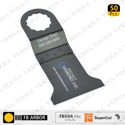 45mm Wood / Plastic Blade for Fein Supercut Oscillating Tool ( 50 Pack)
