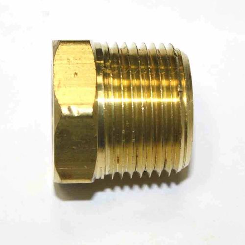 3/4" MPT x 3/8" FPT Brass Hex Bushing - Six Display Pack