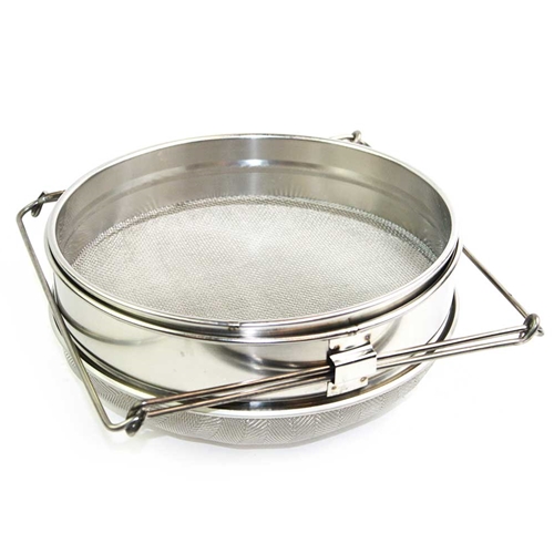 Food Grade 304 Double Sieve Stainless Steel Bucket Top Honey Strainer, Filter for Honey processing / Extraction and Filter - FBA