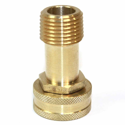 3/4" GHT Female x 1/2" Male NPT Hose Fitting - Swivel