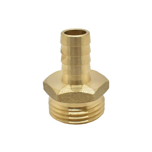 3/4" GHT Male x 1/2" Barb Hose Fitting - Single Display Pack