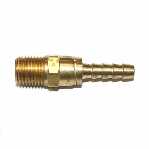 1/4" MPT x 1/4" Male Swivel Barb Connector - 25 Pack Bulk
