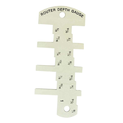 Aluminum Router Depth Gauge (Measures 1/8" to 1") (415-8085)