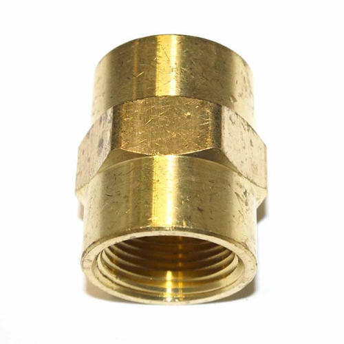 3/4" FPT x 3/4" FPT Brass Female Coupling - Six Display Pack