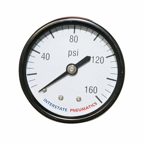 2"          160 PSI - 1/8" NPT Rear Mount Pressure Gauge  