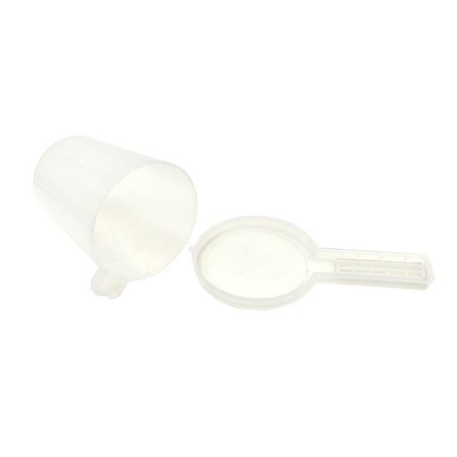 Beekeeping Entrance Feeder 3-1/4" OD 4" Deep Round Plastic 