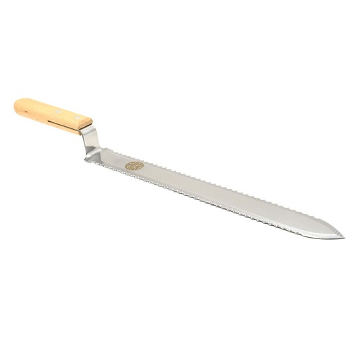 Beekeeping Honey Comb Uncapping Knife Serrated 16" OAL, 11" x 1-3/8" Blade
