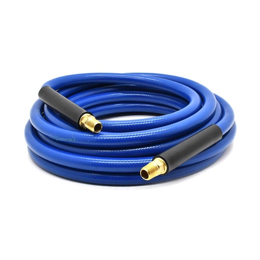 3/8" 25 ft Solid Blue PVC Hose (1/4" NPT)  