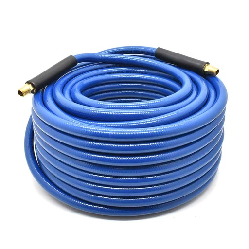 3/8" 100 ft Blue PVC Hose (1/4" NPT)  