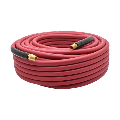 3/8" 100 ft Red Rhino Rubber Hose WP 300 PSI (1/4" NPT)
