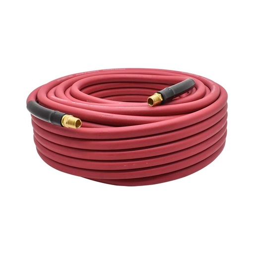 1/2" 50 ft Red Rhino Rubber Hose WP 300 PSI (1/2" NPT)