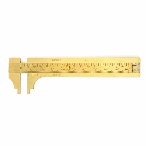 (TMT Only)  Brass Vernier Calliper 0-4" (2/Pack)