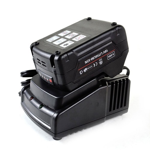 18V, 4.0 Ah Lithium-Ion Battery with Charger for HD-4800-DC