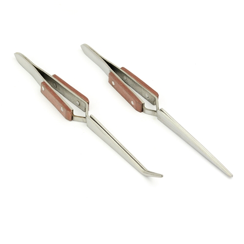 2pc Tweezer Set With Fibre Grip (ATS-0344)  (MTS0344)