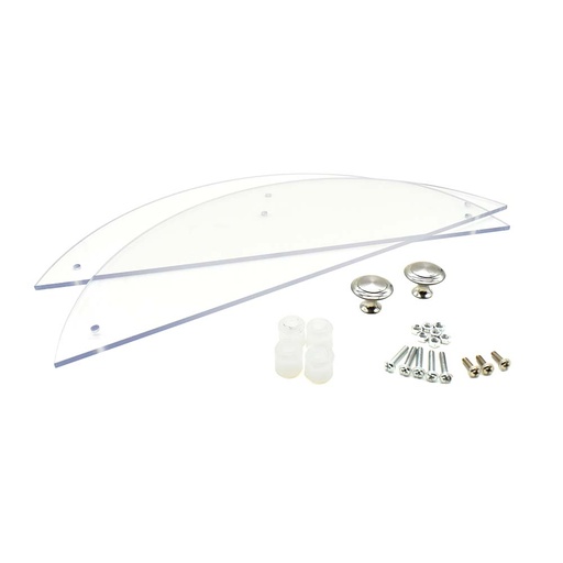 Beekeeping Honey Extractor Lid for Motorized Extractor (Pair) - Plastic