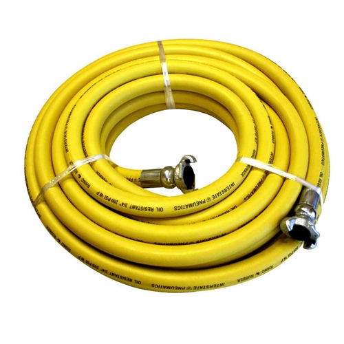 3/4" x 50 ft 300 PSI Jack Hammer Yellow Rhino Rubber Hose