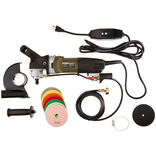 VSP5 5" Var Speed Polisher and 8 pc 4" Diamond Polishing Pad Set