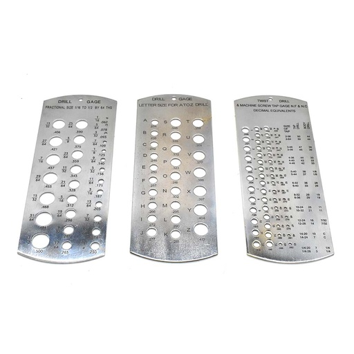  3pcs. Drill Gauges Set  (AGD-0958)