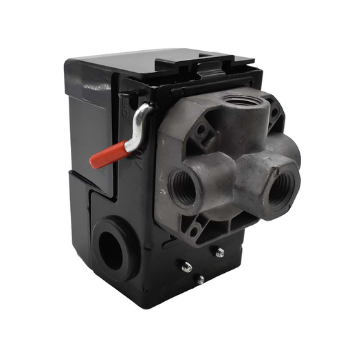 Pressure Switch - 1/4 FPT Four Port - Bend/Lever Switch - 125 PSI