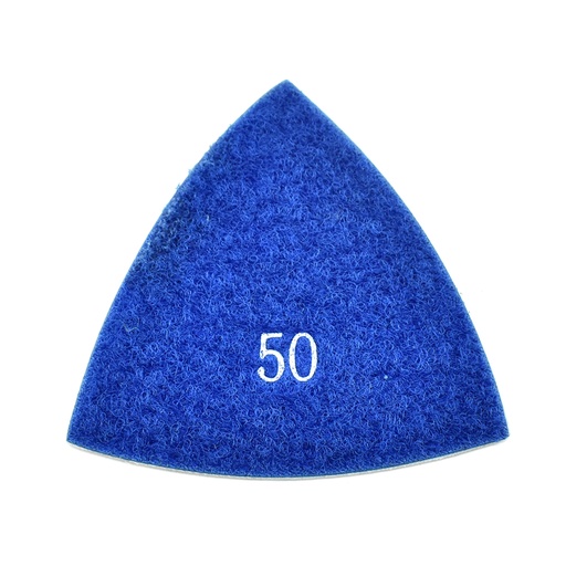 50 Grit Electroplated Triangular Polishing Diamond Pads for Oscillating Tools
