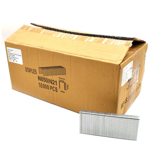 2 Inch Length x 7/16 Inch Medium Crown x 16 Gauge (N Wire) Staples (10,000 per box)
