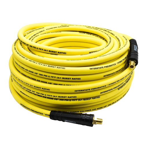 3/8" 50 ft Yellow Hybrid Polymer Hose (1/4" NPT)