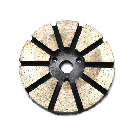3 Inch Metal Bond Diamond Concrete Floor Grinding Disc with 10 Diamond Segments -  50 Grit