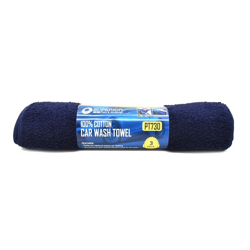 Car Wash Towel 16" x 27" - 3 PACK