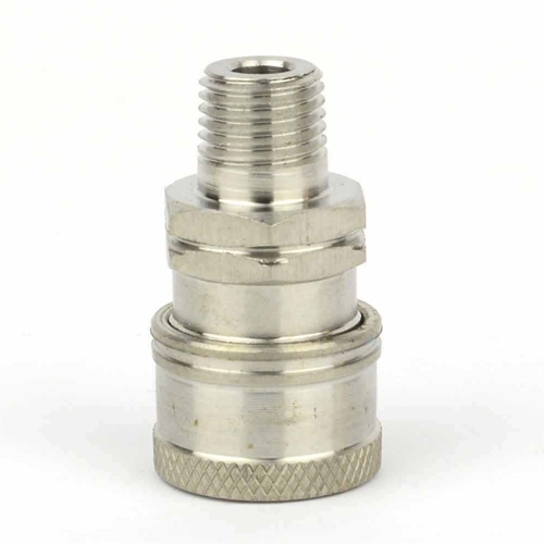 1/4" NPT Male Stainless Steel Coupler 5200 PSI