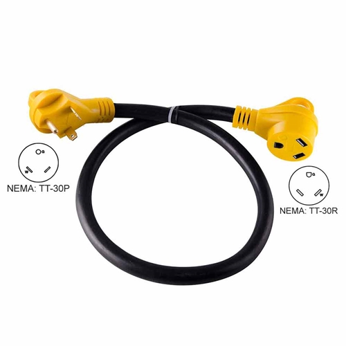 25 ft. 30 Amp RV Extension Cord Plug W/Handle